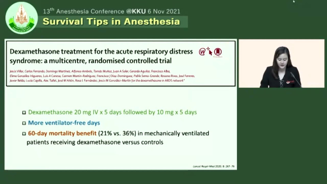 Managing anesthetic patients with refractory hypoxemia--Anesthesia Conference @KKU 2021