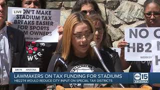 Lawmakers discuss bill to make tax funding for sports stadiums easier