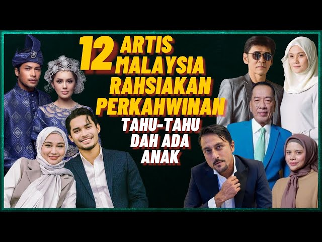 12 Artis Malaysia Kahwin Rahsia, Ada Yang Dah Ada Anak class=