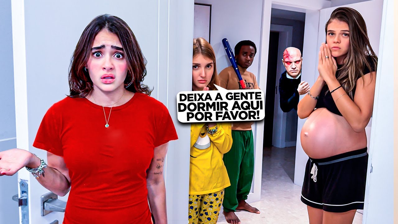 A MARIANA GRÁVIDA E O CRIA ESTÃO COM MEDO DE DORMIR SOZINHOS POR CAUSA DO CASEIRO DA DEEP WEB 😱😱😱