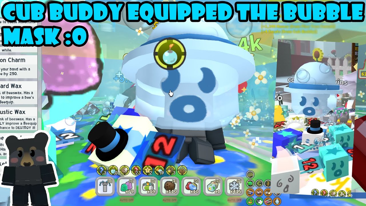 The Cub Buddy Equipped The Bubble Mask 😳 (Glitch)