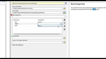 Colorize LAS Tool | Data Management Tools | LAS Dataset | 3D Analyst ArcToolbox