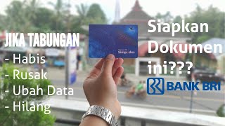 Buku Tabungan Bank BRI Habis, Rusak, Ubah Data & Hilang ! Jangan Khawatir | Deny Dennta