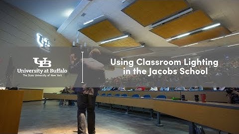 Using Classroom Lighting in the Jacobs School
