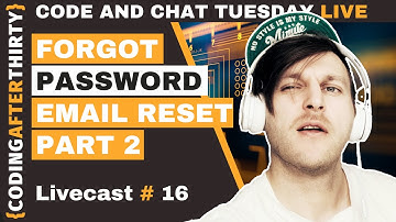 Adding Reset Password via Email Part 2 [ Building best web development projects for resume live ]