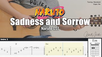 Thumbnail of Sadness and Sorrow - Naruto OST | Fingerstyle Guitar | TAB + Chords