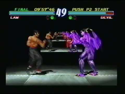 Tekken 2 - Law Gameplay