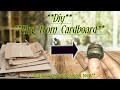 How to make |How to make Cardboard ring |Diy Cardboard ring | Wooden look ring