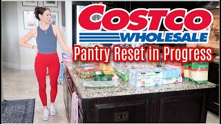 Costco Grocery Haul With Prices  Back To Basics  Pantry Reset  Target Haul Household Goods