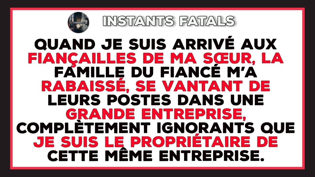 Je Me Suis Fait Humilier Aux Fiançailles De Ma Sœur, Puis J’ai Révélé Que Je Possède Leur Entreprise