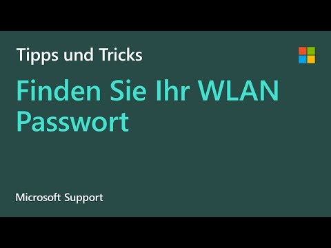 Wie Sie mit Windows10 | Microsoft Ihr WLAN Passwort finden