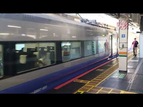 E657系カツK1編成フレッシュひたち青(ブルーオーシャン)塗装東京駅発車