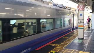 E657系カツK1編成フレッシュひたち青(ブルーオーシャン)塗装東京駅発車