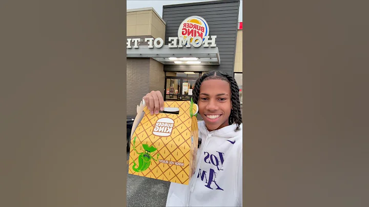 Trying The NEW SpongeBob Meal At Burger King!