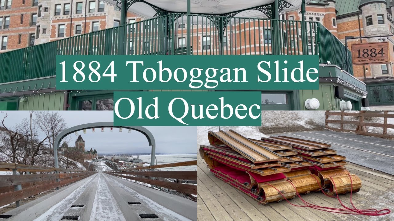 Old Quebec 1884 Toboggan Slide YouTube