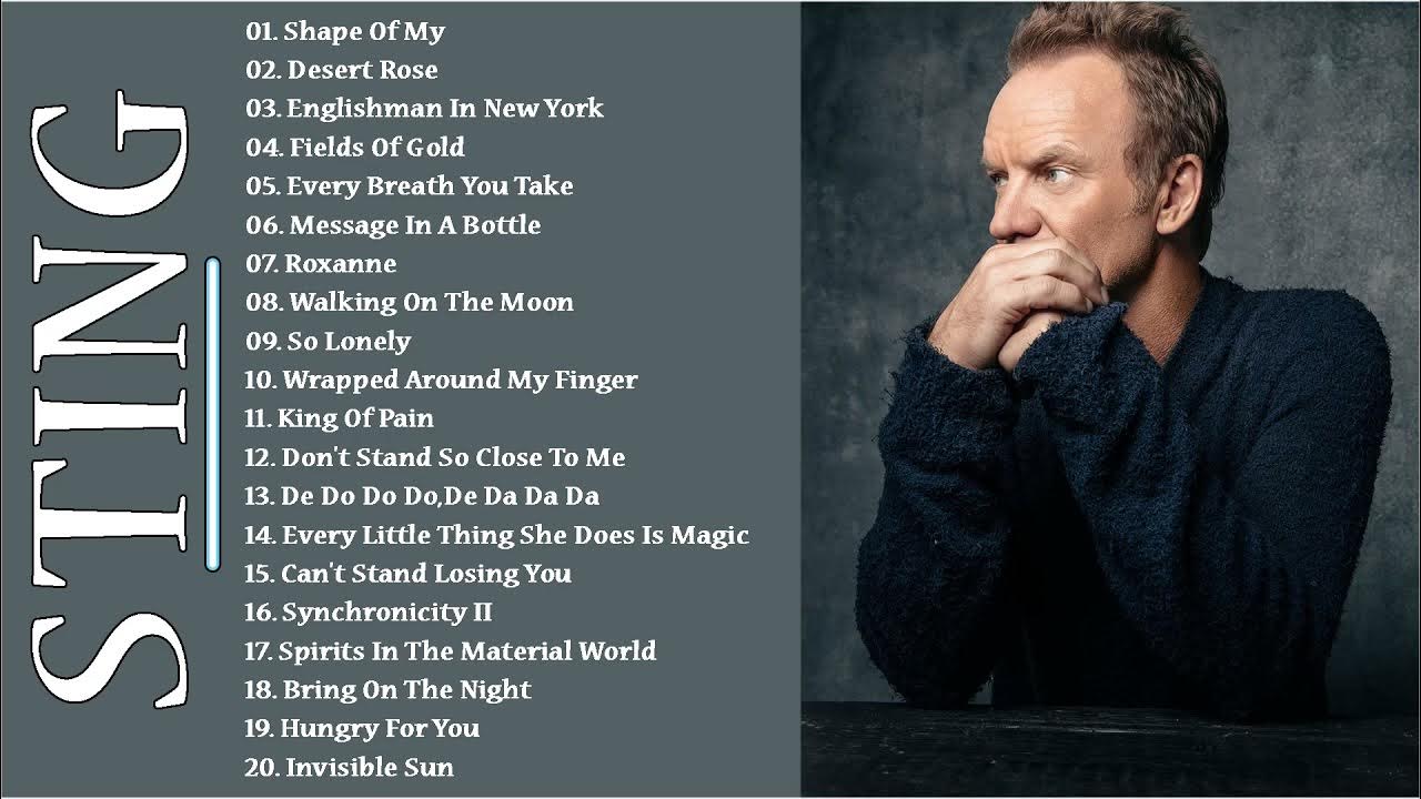 Sting Greatest Hits The Very Best of Sting [Live Album 2021] YouTube
