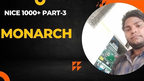 monarch nice 1000 controller how to setup parameters for out put  section simple and easy way