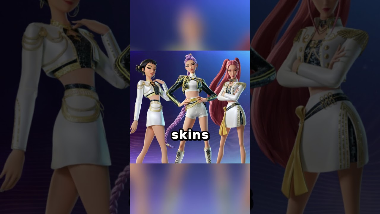 FORTNITE - KPOP DEMON HUNTERS GOLDEN SKINS REVEALED