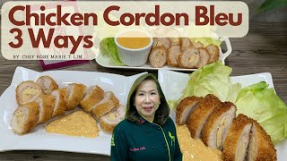 Chicken Cordon Bleu - 3 Ways
