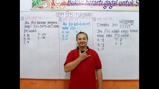 #stis2020 #usmstis2020 #usmstis pembagian waktu pada video ini: menit
00:37 mulai membahas no.1 03:03 no.2 06:06 no...