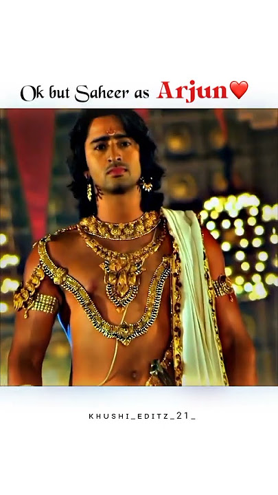 𝙎𝙝𝙖𝙝𝙚𝙚𝙧 𝙖𝙨 𝘼𝙧𝙟𝙪𝙣 🥰❣️#mahabharat #arjun #shaheersheikh #shorts #viral #viralshort #youtubeshorts