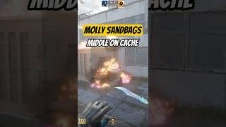CS2 - Fast Molly Sandbags MID on CACHE #cs2 #counterstrike2