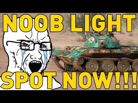 NOOB SCOUT SPOT NOW - World of Tanks