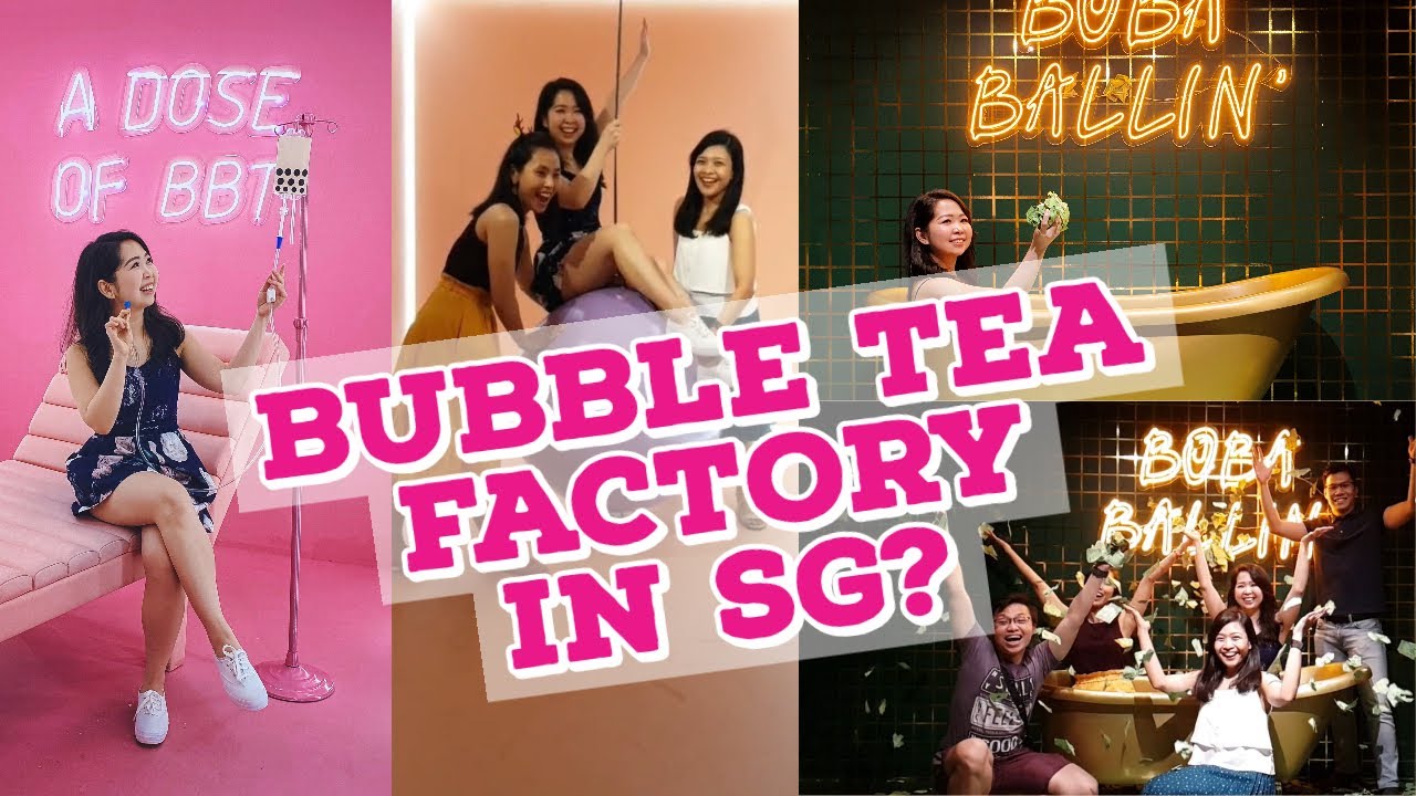 BUBBLE TEA FACTORY in Singapore YouTube