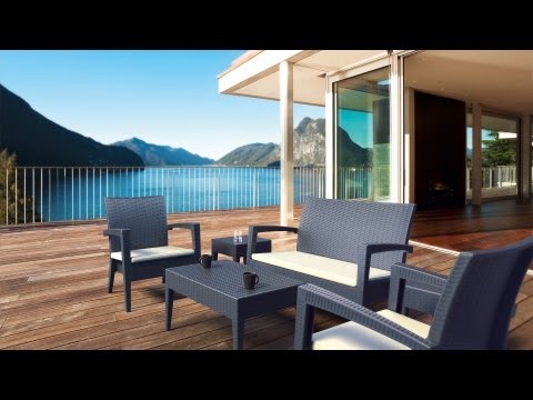Садове крісло Siesta Miami Lounge Armchair, видео 1