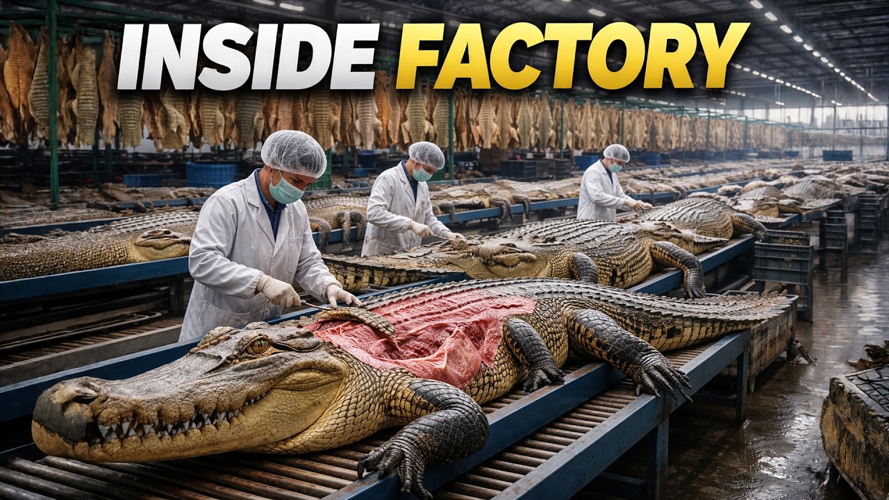 Inside the Modern Crocodile Leather Factory   The Incredible Process You’ve Never Seen Before