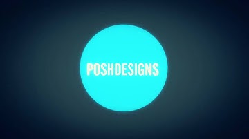 AWESOME 2D INTRO | PoshDesigns