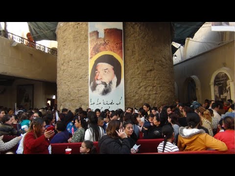 إقبال كبير علي الطاحونة في عيد تذكار نياحة البابا كيرلس السادس