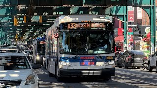 MTABC: Ex NYCT 2015 Newflyer XD40s on LGA depot routes.