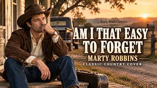 Am I That Easy to Forget - Marty Robbins Classic Country Cover (Lyrics) | Dusty Road Classics
