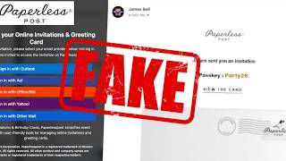 Phishing scams disguised as party invitations target email accounts