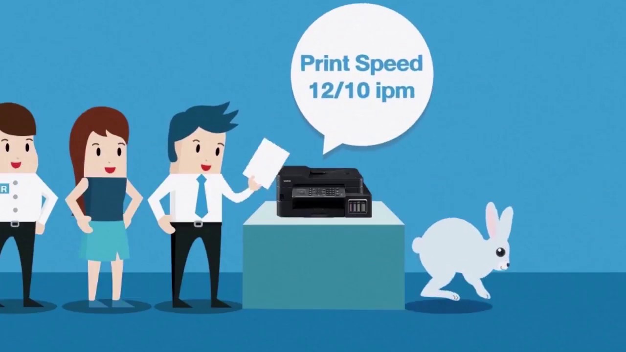 Faster Print Speeds with Brother Refill Tank Printers YouTube