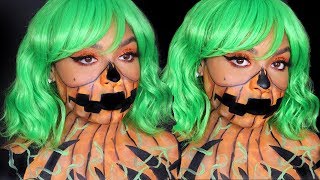 Pumpkin Skull Makeup Tutorial | Shelly Nicole