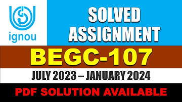 BEGC 107 IGNOU SOLVED ASSIGNMENT 2023 2024 | BRITISH POETRY AND DRAMA 17TH & 18TH CENTURY BEGC-107