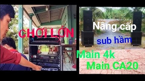 Giao lưu setup dàn nhạc sống ông anh Nâng cấp liền 1 lúc 2 con main chơi tết || Âm thanh kẹo kéo