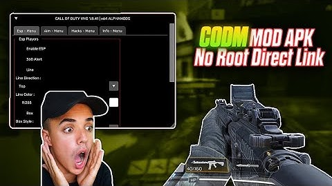 COD MOBILE MOD MENU 🔴 Aimbot, Wallhack, Anti-Ban, Unlimited CP & MORE✔️ NEW CODM Mod Menu