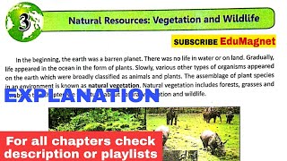 DAV CLASS 8 SOCIAL SCIENCE CHAPTER 3 NATURAL RESOURCES VEGETATION AND WILDLIFE | BY EDUMAGNET screenshot 4