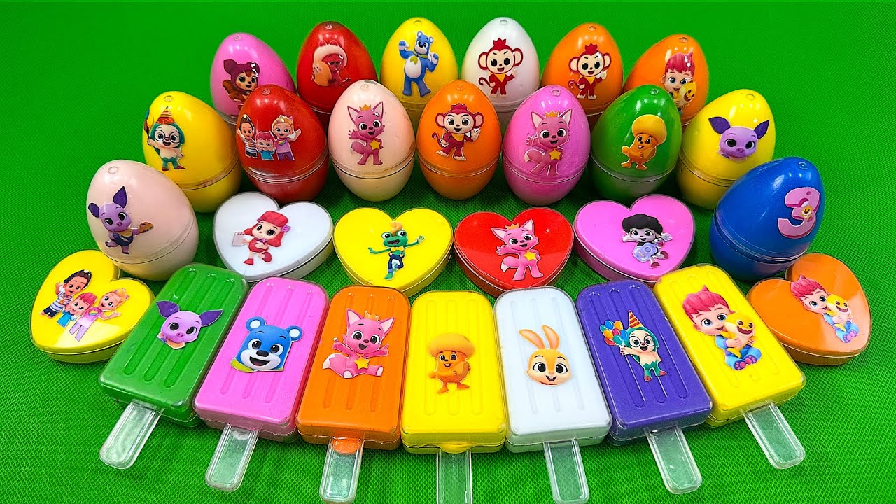 🌀 Pinkfong Galaxy Clay Slime! Hogi & Cody Make Cosmic Colors ✨ ASMR