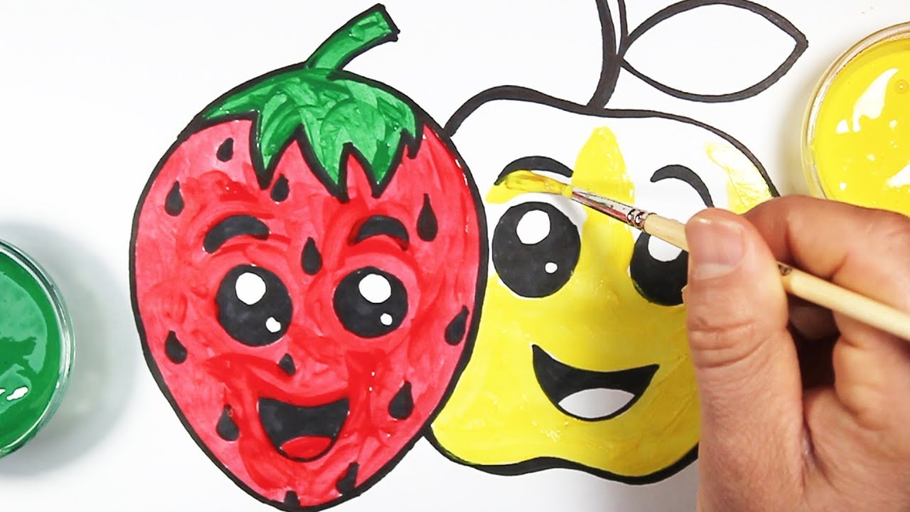 Strawberry Coloring Page