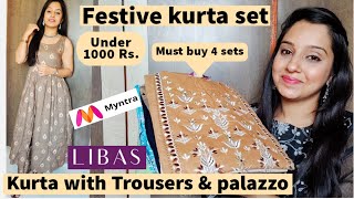 Libas kurta set Haul | Myntra Kurta sets Haul 2020 | Myntra online shopping | kurta palazzo set haul