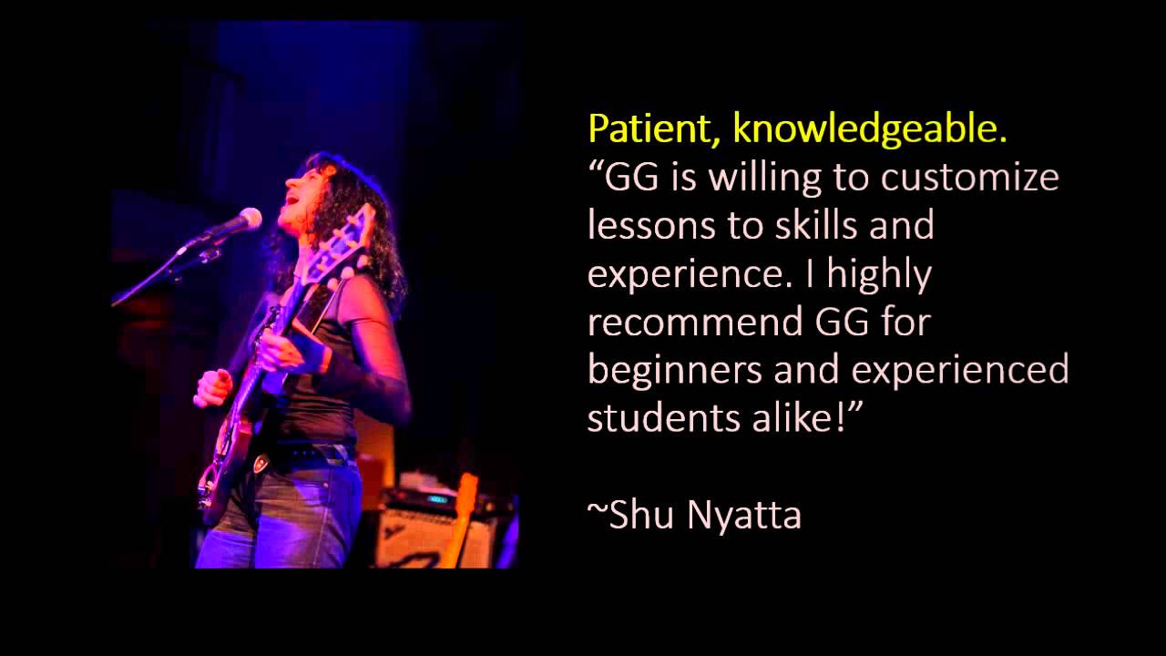 GG Amos, guitar teacher at Bronstein Music, South San Francisco