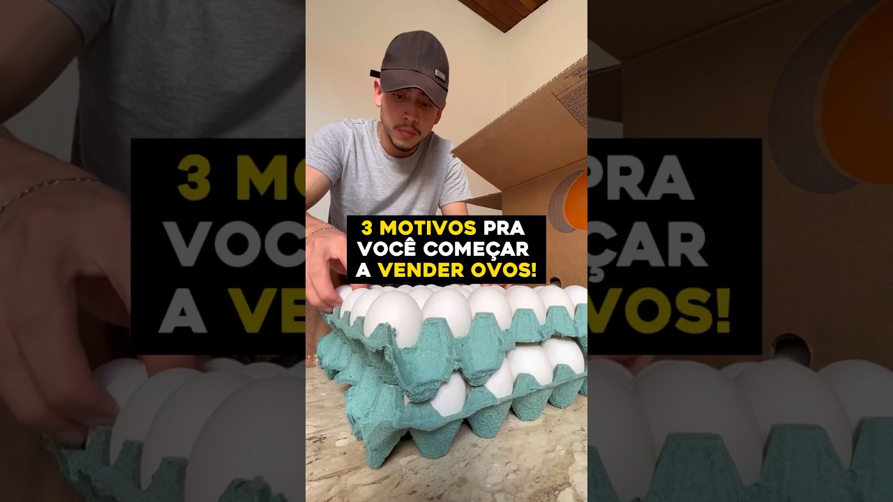 3 motivos pra você começar a vender ovos! 🥚 #rendaextra #renda #vendas