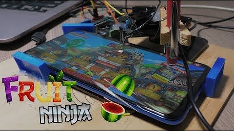 ARDUINO UNO PLAYS FRUIT NINJA
