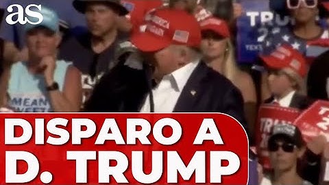 DISPARAN a DONALD TRUMP en un MITIN en PENNSYLVANIA: El momento en vídeo | EEUU
