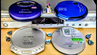 : SONY WALKMAN D-E660  SONY WALKMAN D-E226CK  PANASONIC SL-CT490  AIWA XP-R770  CD PEERS  THE BEST