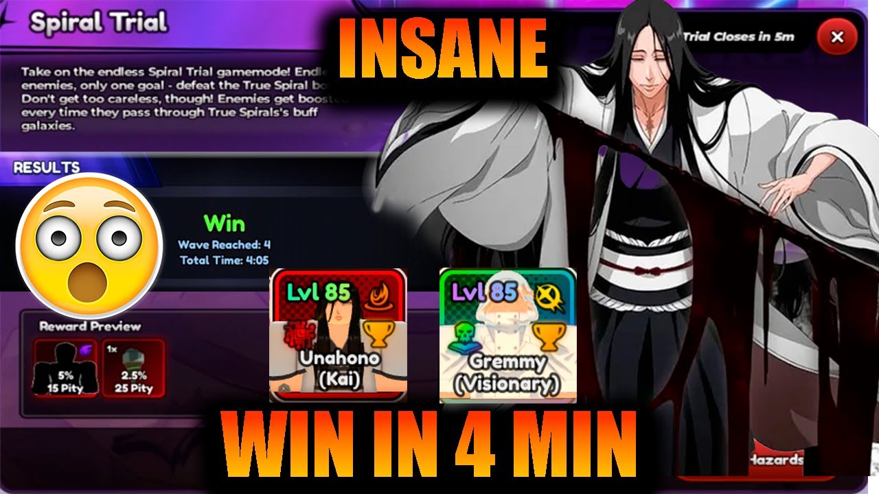 SPIRAL TRIAL SOLO EM 4 MINUTOS! SPIRAL TRIAL EZ NO ANIME LAST STAND
